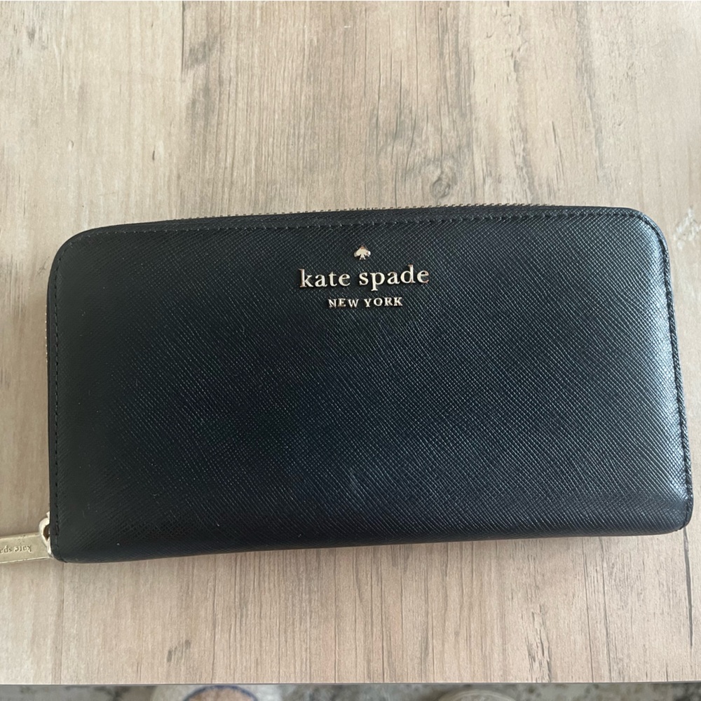 Kate Spade Black Leather Wallet